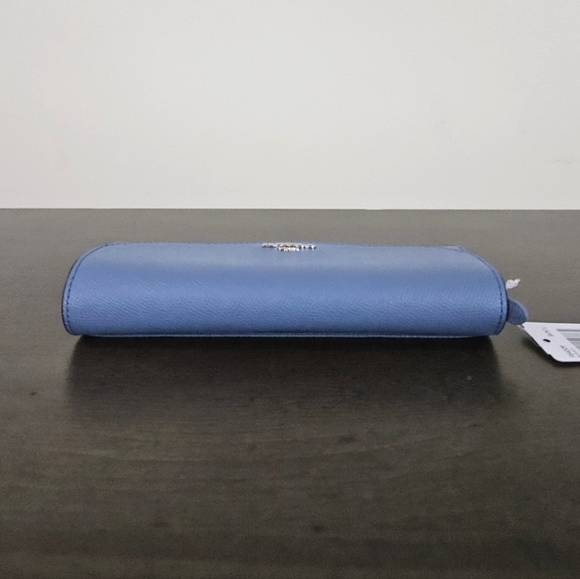 NEW Coach Slim Envelope Wallet Blue - Picture 9 of 14